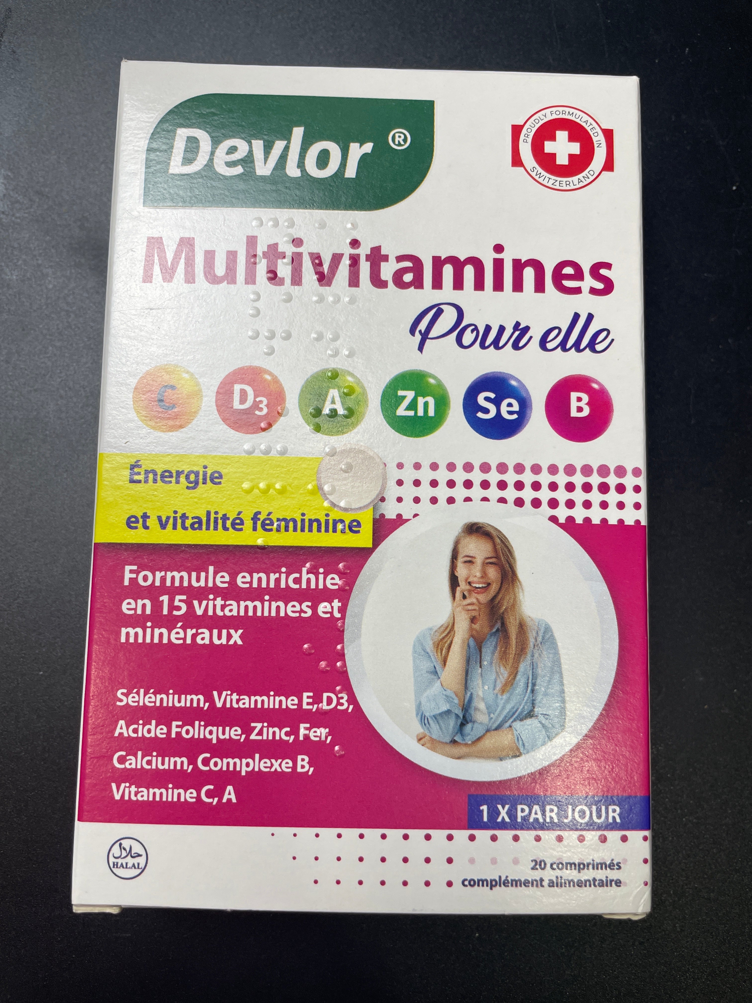 Devlor multivitamines 20cp