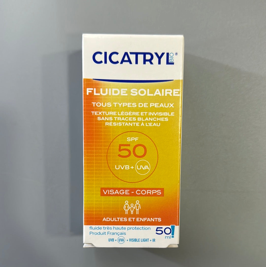 Cicatryl fluide solaire 50ml ACM