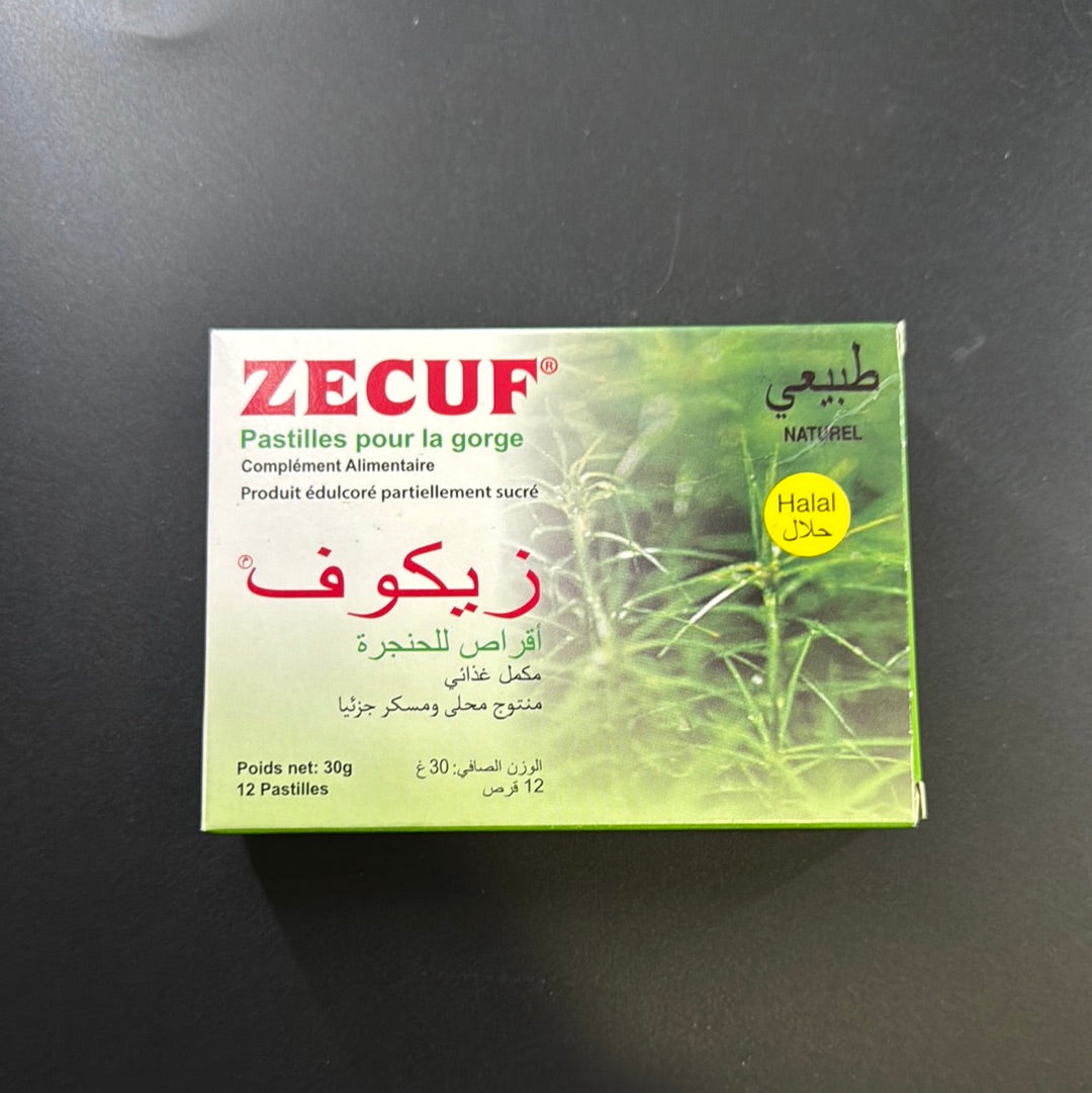 Zecuf pastille pour la gorge 12 pastilles biopharm