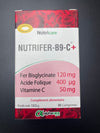 Alphacare nutrifer120mg b9400mg c50mg