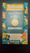 Evexia tisane de plantes naturelles bio gingembre 75g